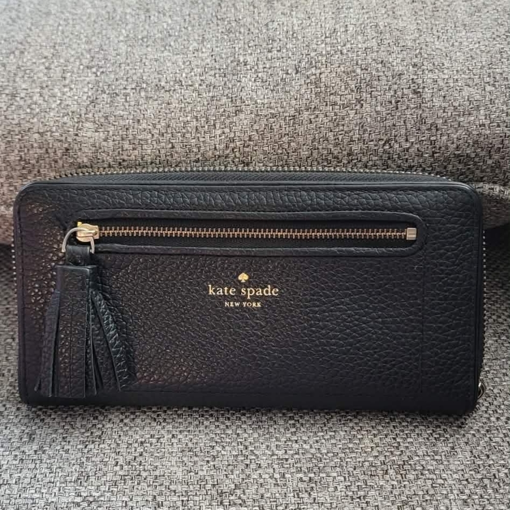 Kate Spade Black Leather Wallet